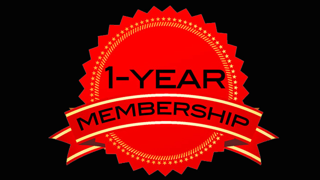 1 Year Membership